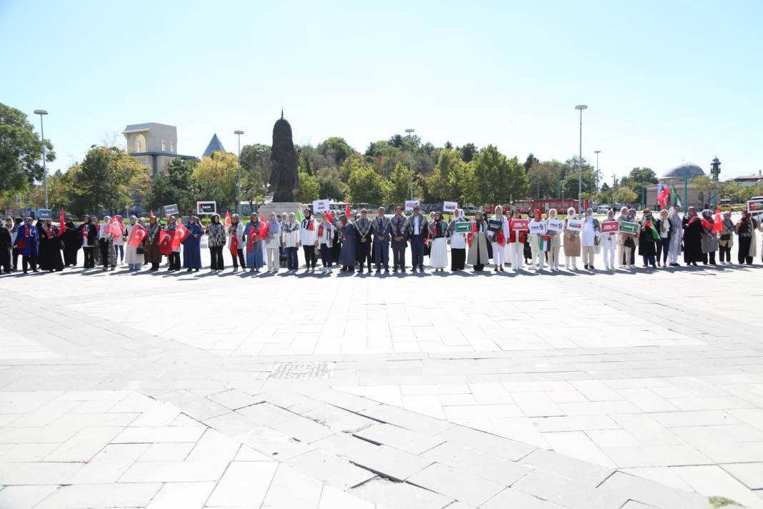 Gazze için sessiz çığlık Konya’da yankılandı 6